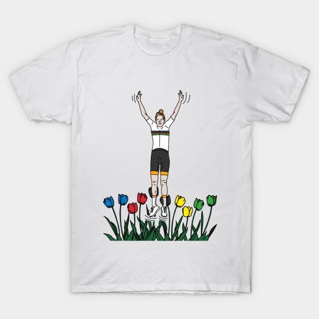 E. Van Dijk ITT World Champion (Flanders 2021) T-Shirt by p3p3ncil